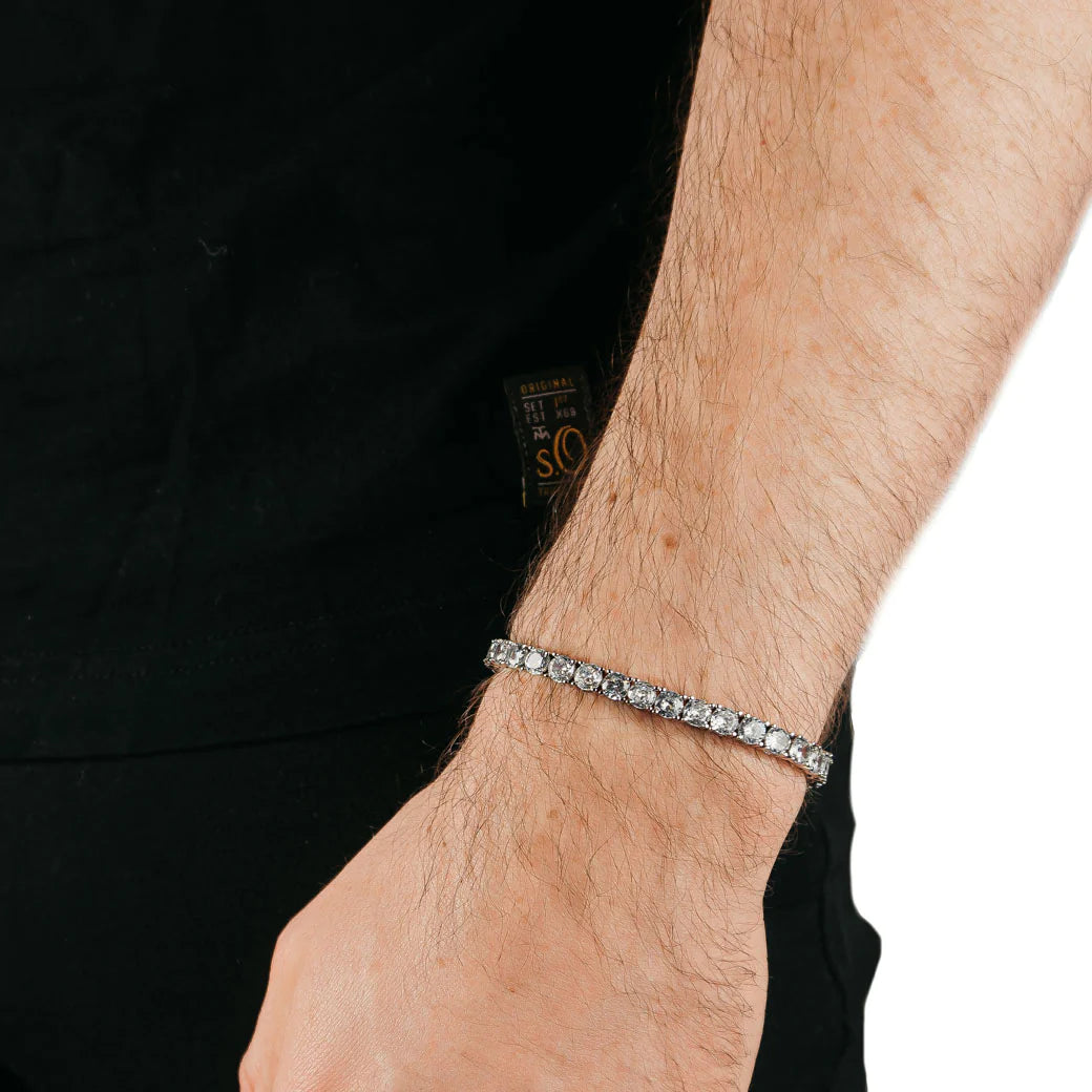 5mm Tennis Armband Silber