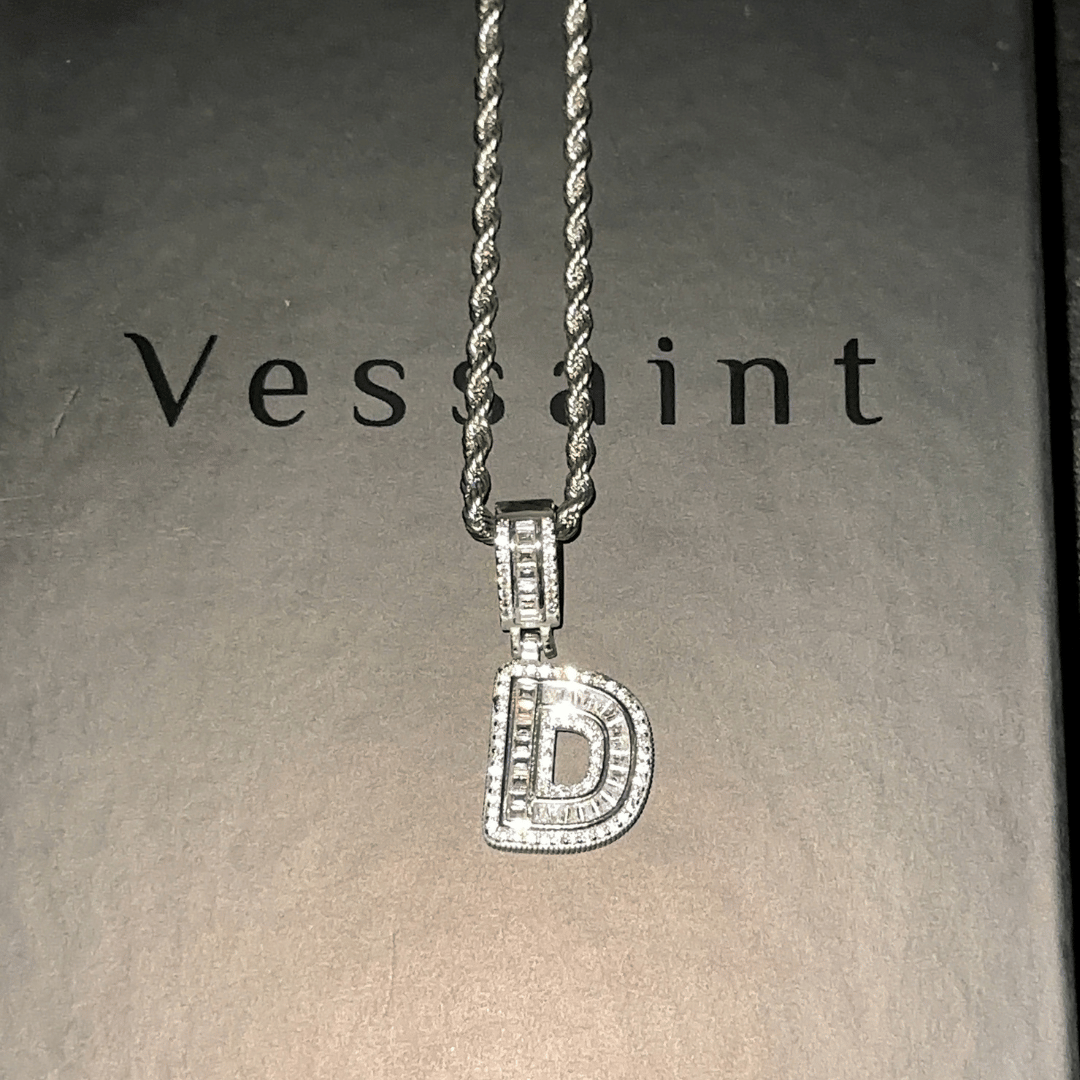 A-Z Letter Pendant Thickstyle Style