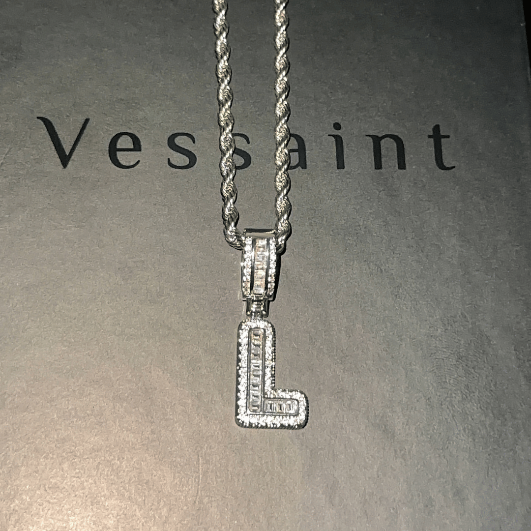 A-Z Letter Pendant Thickstyle Style