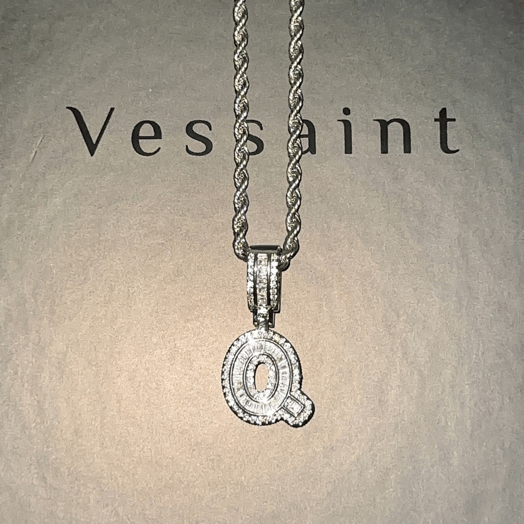 A-Z Letter Pendant Thickstyle Style