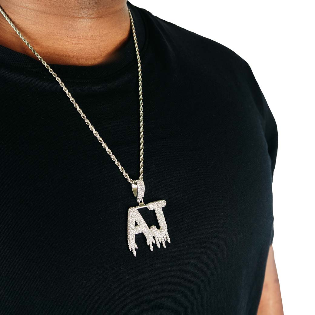 Custom Pendant Frozen Letter