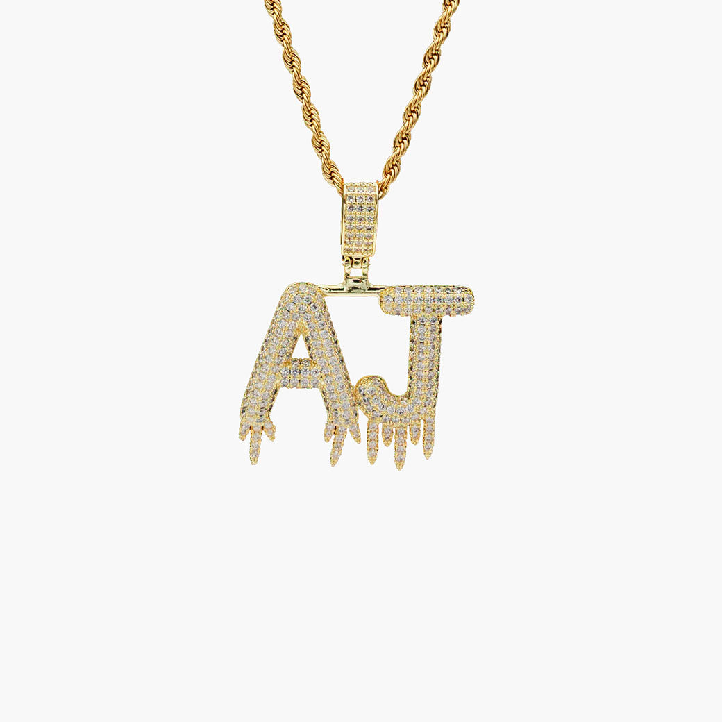 Custom Pendant Frozen Letter