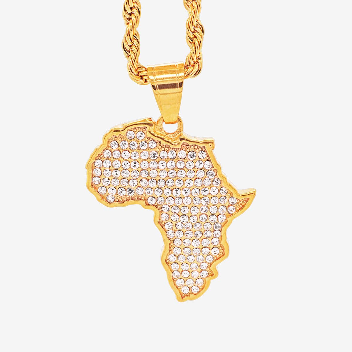 Africa Pendant Gold