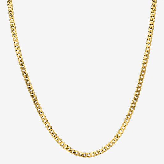 Cuban Link Chain 4mm Gold