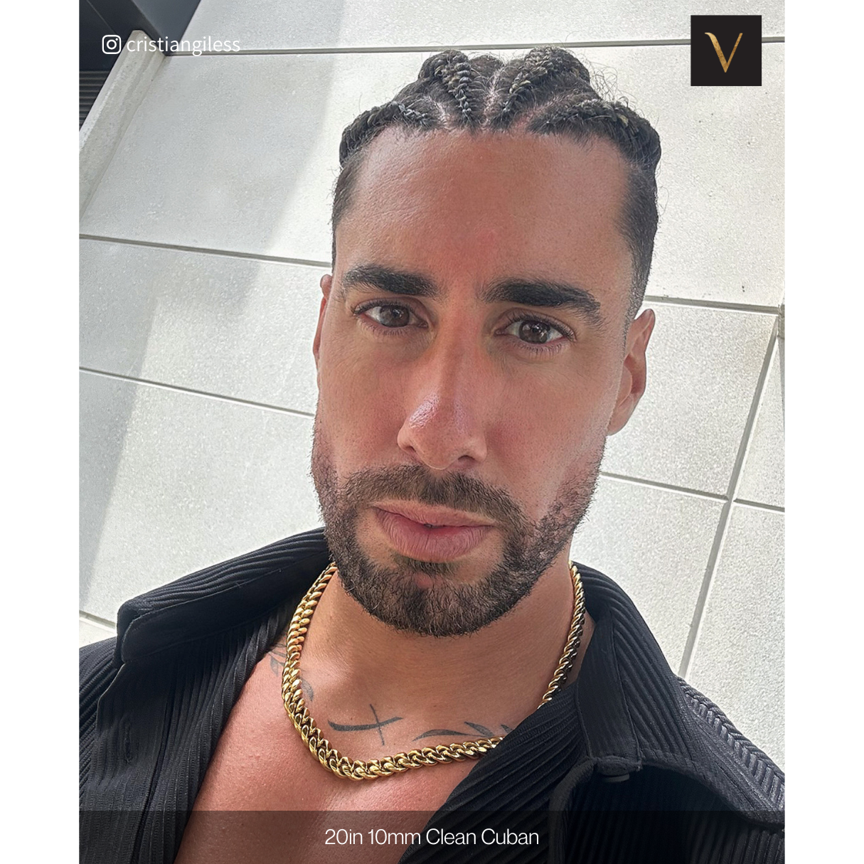 Cuban Link Halskette 10mm Gold