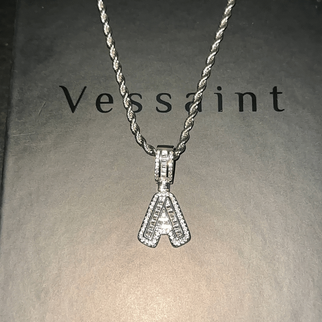 A-Z Letter Pendant Thickstyle Style
