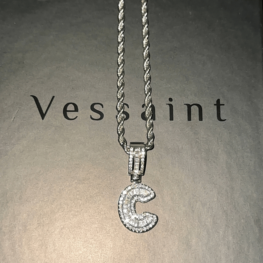 A-Z Letter Pendant Thickstyle Style