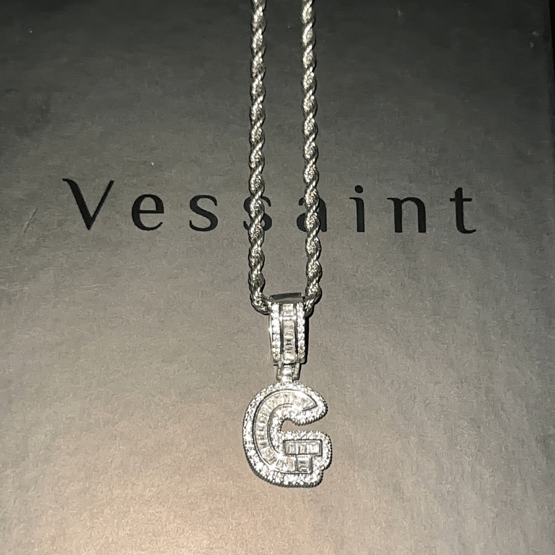 A-Z Letter Pendant Thickstyle Style