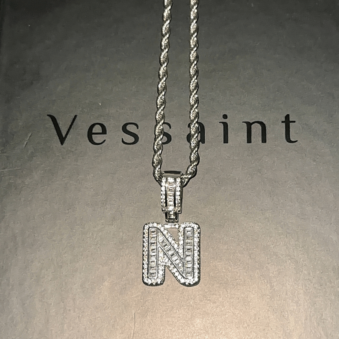 A-Z Letter Pendant Thickstyle Style