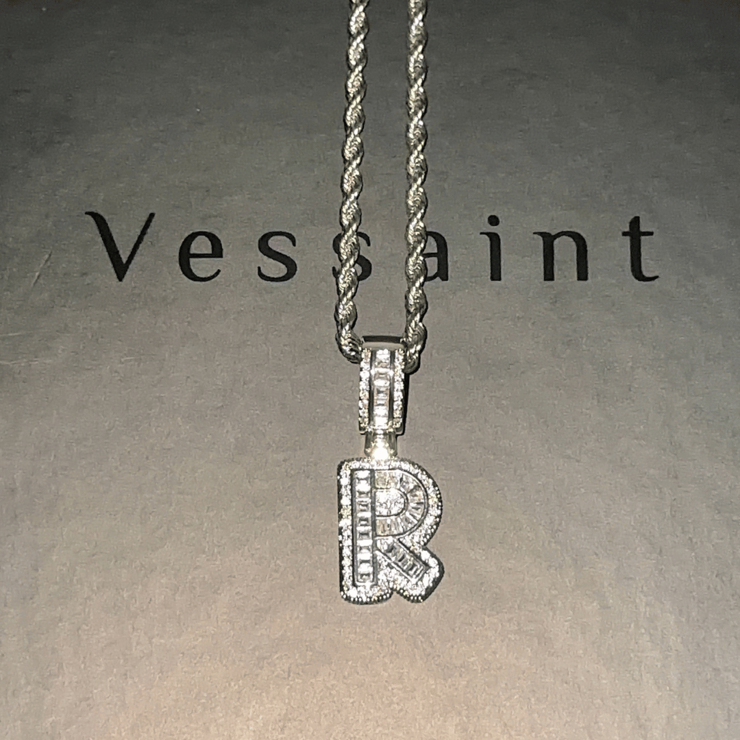 A-Z Letter Pendant Thickstyle Style