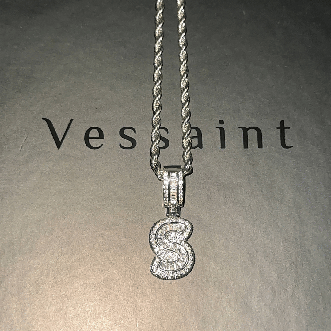 A-Z Letter Pendant Thickstyle Style
