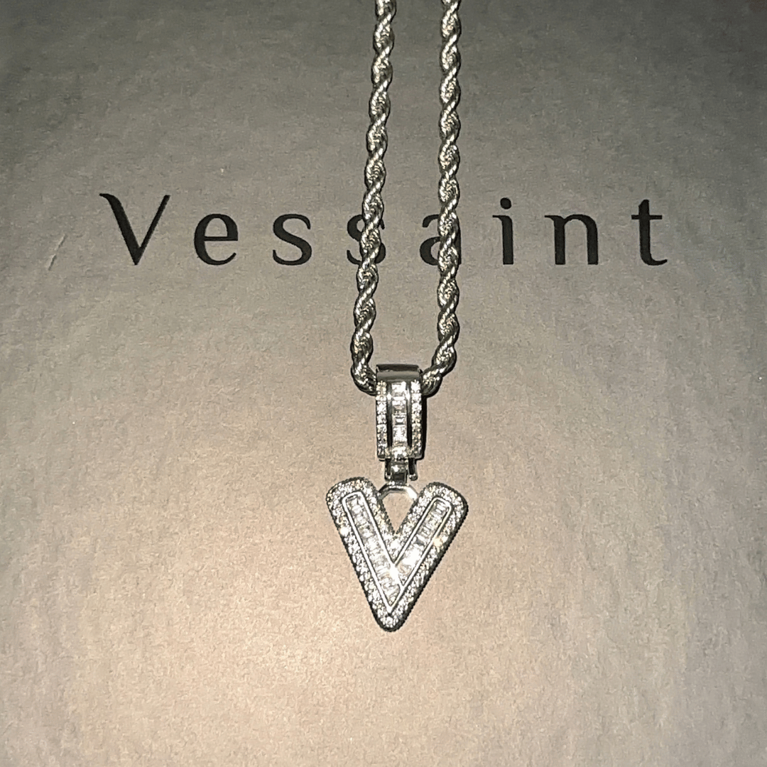 A-Z Letter Pendant Thickstyle Style