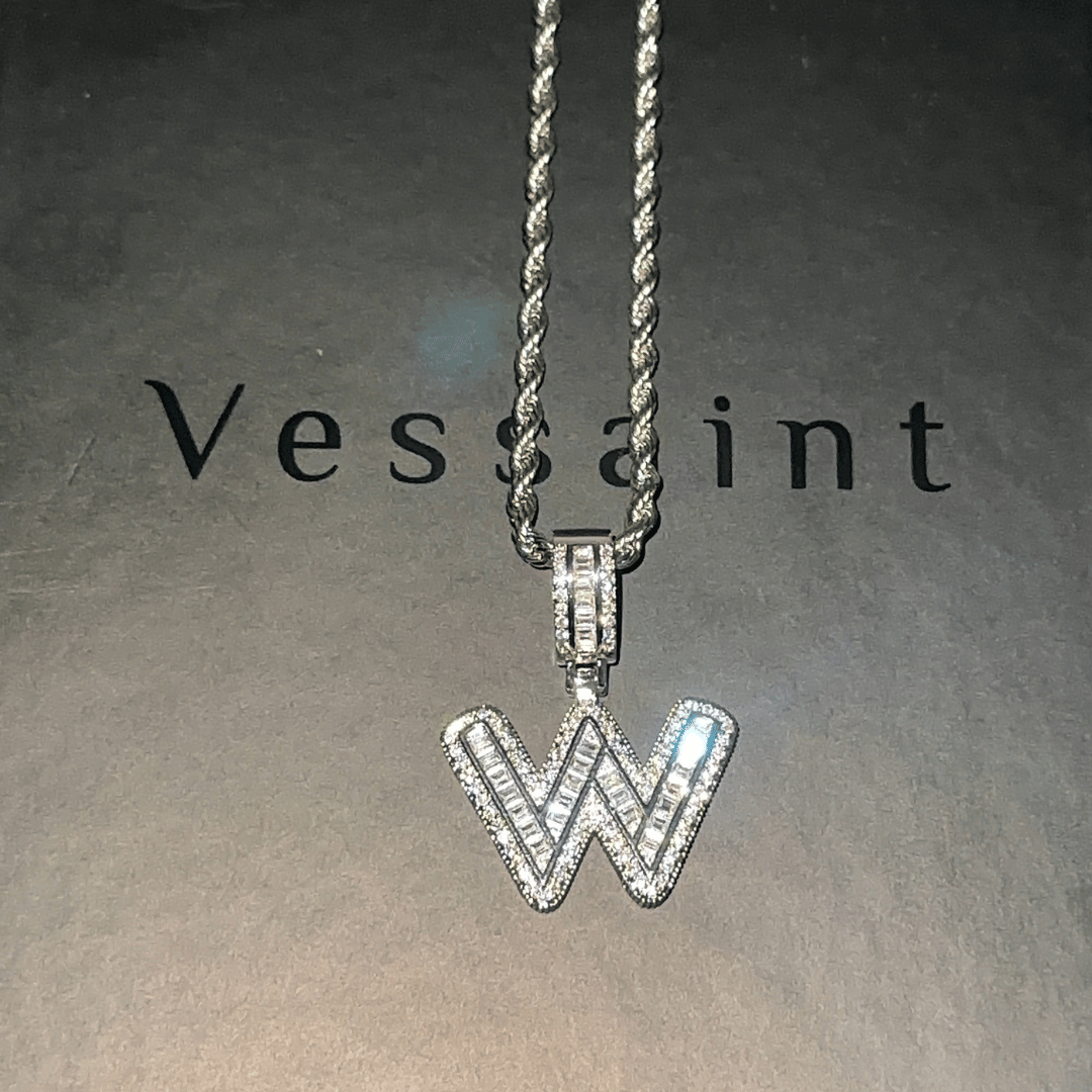 A-Z Letter Pendant Thickstyle Style