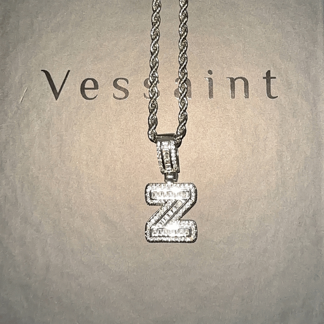 A-Z Letter Pendant Thickstyle Style
