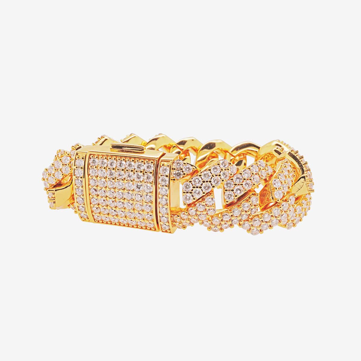 19mm Prong Bracelet Gold
