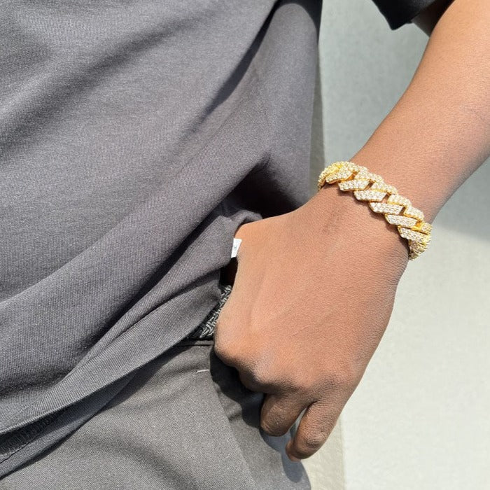 19mm Prong Bracelet Gold